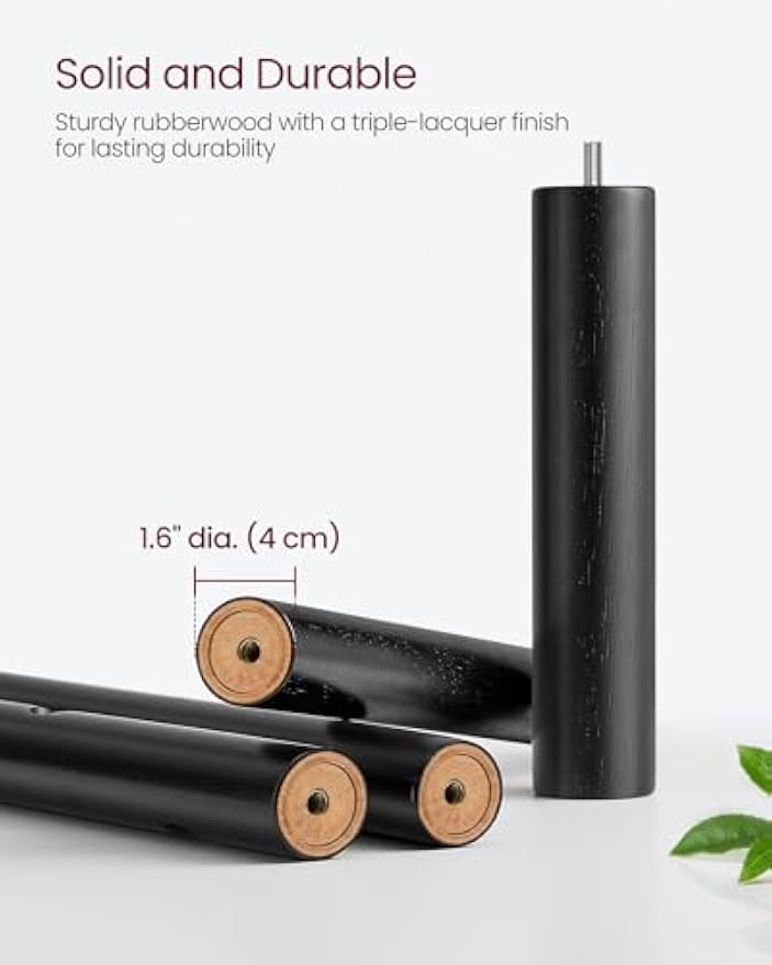 Solid‑Wood Freestanding Adjustable Coat Rack Stand
