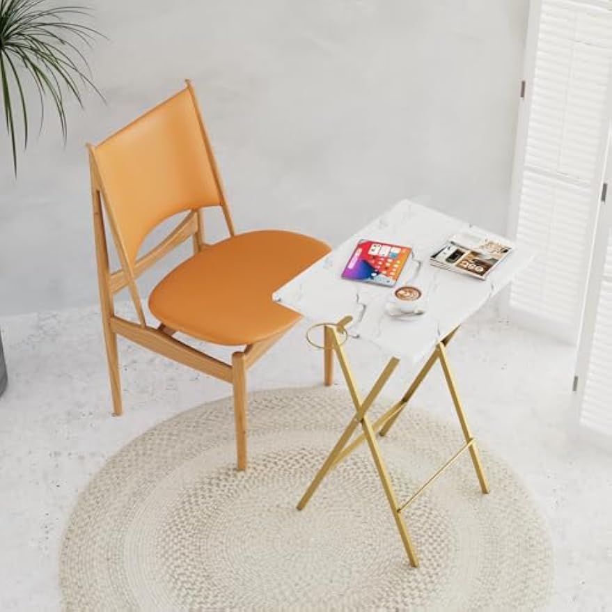 Foldable Portable Couch TV Tray Table Set