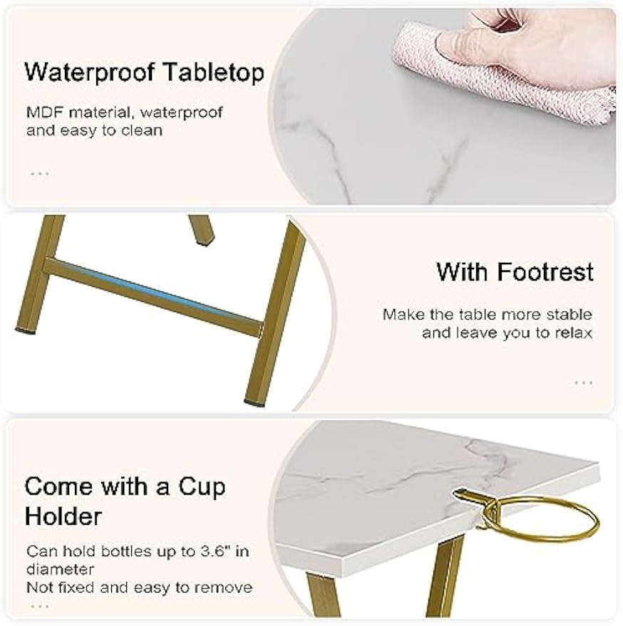 Foldable Portable Couch TV Tray Table Set
