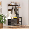 Multifunctional Entryway Hall Tree Storage Bench