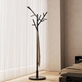 Solid‑Wood Freestanding Adjustable Coat Rack Stand
