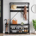 Multifunctional Entryway Hall Tree Storage Bench