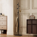 Metal‑Base Freestanding Home Coat Rack Stand