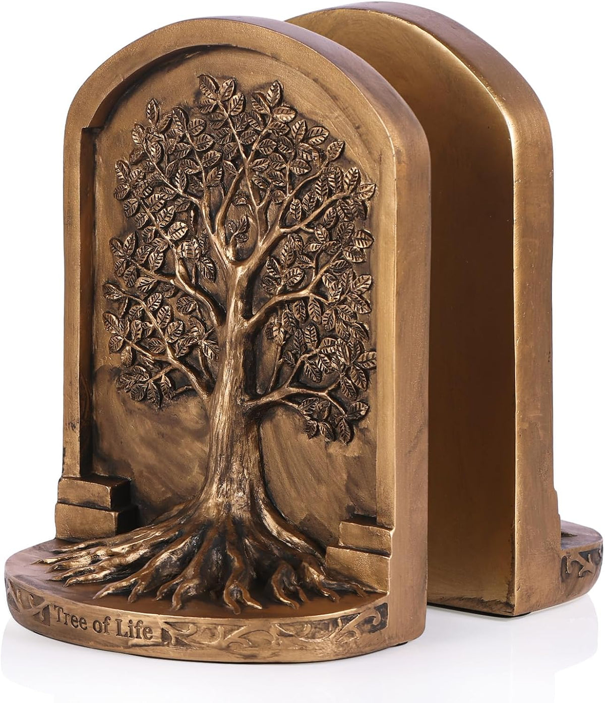 Vintage Resin Decorative Heavy‑Duty Bookends