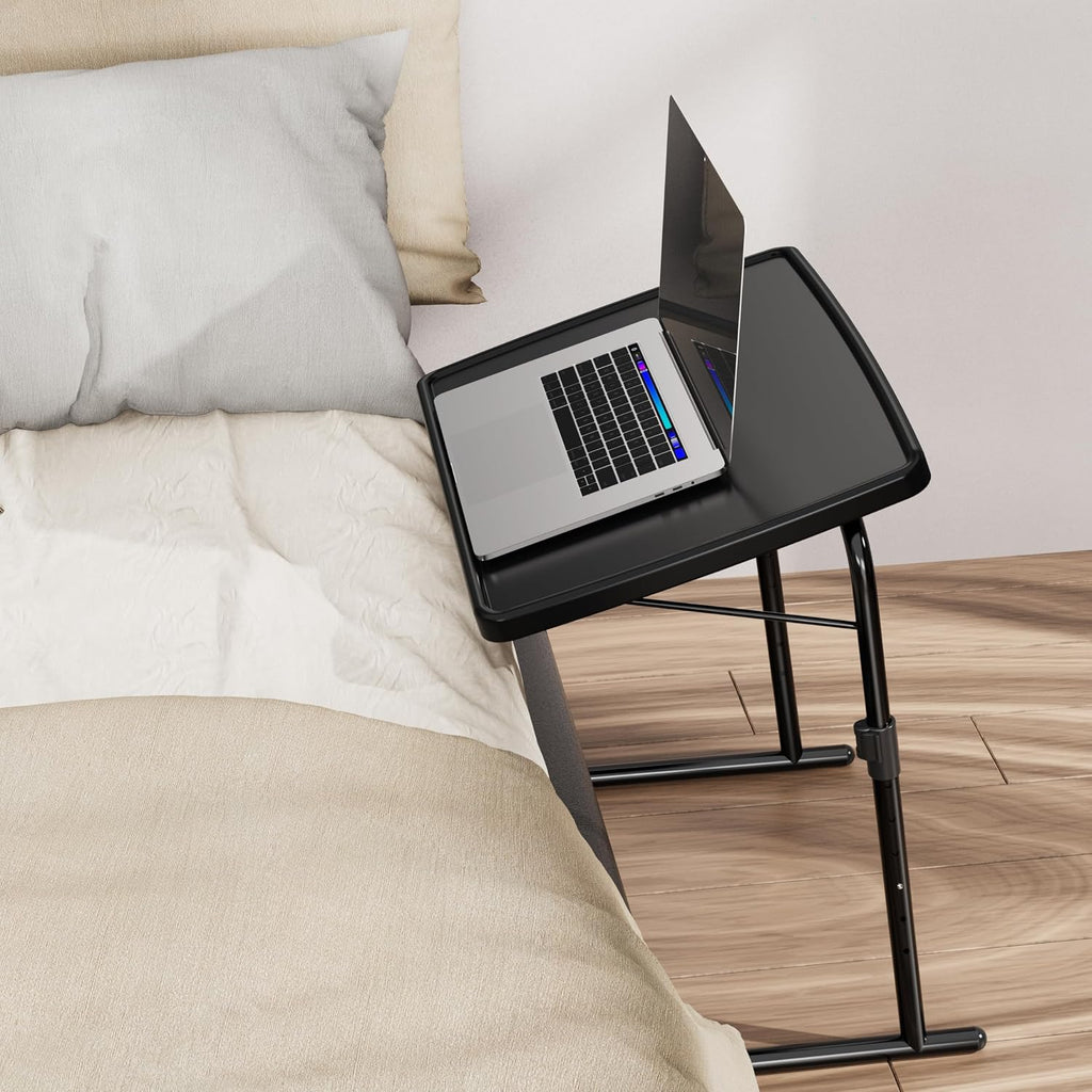 Large Adjustable Foldable Couch TV Tray Table