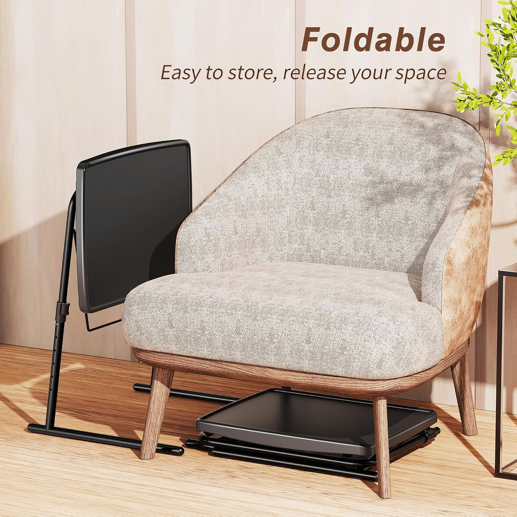 Large Adjustable Foldable Couch TV Tray Table